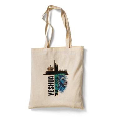 Imagem de Ecobag Bolsa Sacola Tema Relisioso Leão de Judá Yeshua