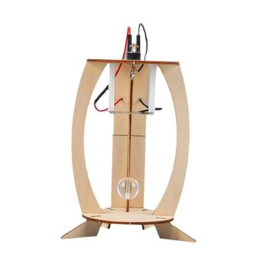 Imagem de shamjina Diy terra terremoto alarme brinquedo conjunto experimento científico de madeira crianças brinquedo educativo mesa ciência aprendizagem brinquedos para