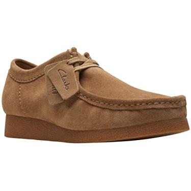 Imagem de Clarks Wallabee Evo Oxford masculino, Areia escura, 44