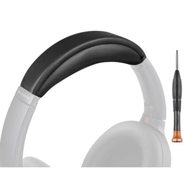 Imagem de SOULWIT Kit de Almofada de Reposição para Faixa de Cabeça para Sony WH-1000XM3 (WH1000XM3) Fones de Ouvido, Instalação Fácil DIY - Preto