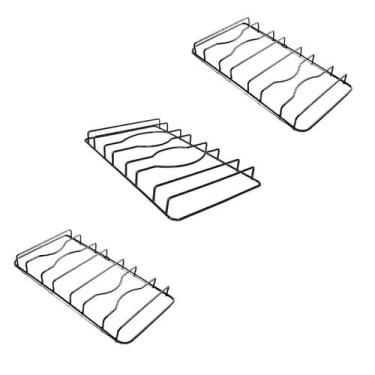 Imagem de Kit grelha trempe grade para fogão continetal novita 5 boca - MDR DIST