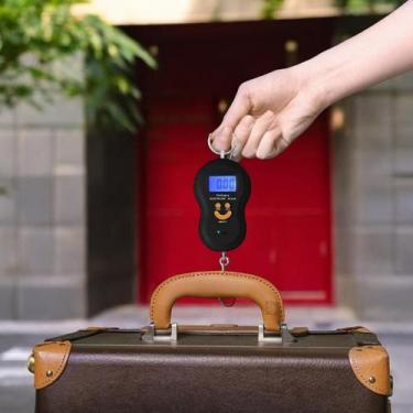 Imagem de Balança Portátil Digital Com Gancho de Alta Precisão Mão Bolsa Mala Ba