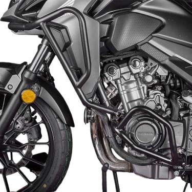 Imagem de Barra de proteção de motor de motocicleta para Honda CB500X CB500 CB 500 X 2019 2020 2021 2022 2023 Conjunto de proteção lateral com estrutura lateral (superior + inferior)