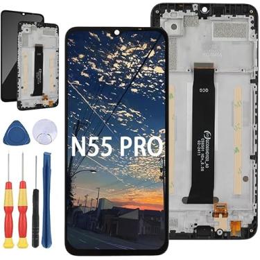 Imagem de Yuxyiony Nova tela de substituição para DOOGEE N55 / N55 Pro tela de reparo de tela LCD e acessórios de ferramentas de substituição.