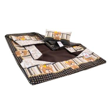 Imagem de Capa Para Cama Cachorro e Gato Mileva - Coleção Ursinhos (60x60 cm, Ursinho Princípe)