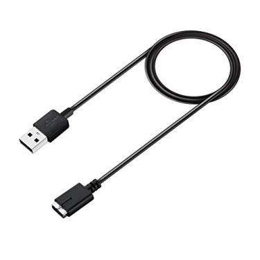 Imagem de KIMISS Cabo de Carregamento USB de 1M para Relógio M430 GPS-cabo de Substituição de Carregamento Rápido para Smartwatch, Design Compacto e Leve, Tensão Excessiva e Proteção Excessiva (Preto)
