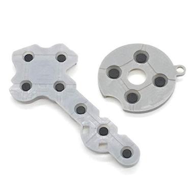 Imagem de Almofadas condutoras de substituição de borracha silicone D-Pad reparo de botão de contato para controle sem fio Xbox 360