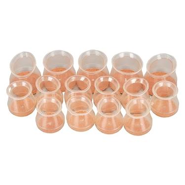 Imagem de Protetores da perna Protetores de silicone almofadas de feltro 15pcs Capas de pernas de móveis não deslizam à prova de arranhões para pisos de madeira de cozinha cadeiras de sala