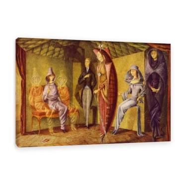 Imagem de SDYJ6GSW Remedios Varo impressões em tela arte de parede terno feminino pinturas famosas em tela surrealismo pôsteres imagem para quarto decoração de casa remédios Varo decoração de parede 105x70 cm