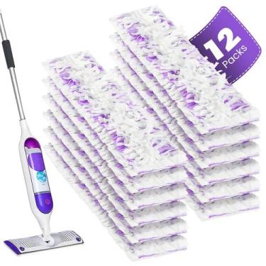 Imagem de Pacote de 12 recargas Power Mop compatível com Swiffer Power Mop - Chy