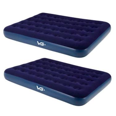 Imagem de Kit 2 Colchões Infláveis Casal Flocked Comfort Vg Plus