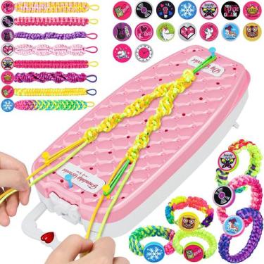 Imagem de Kit de fabricação de pulseiras Friendship Dpai para meninas de 6 anos 