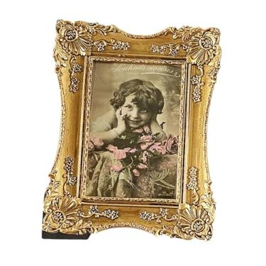 Imagem de FLCPJGV Porta-retratos Vintage Decorado para Mesa de Quarto de Hóspedes de Livraria