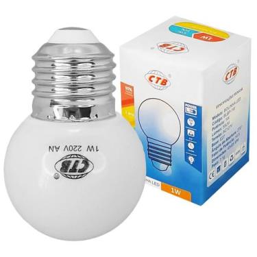 Imagem de Lâmpada Bolinha Led G45 1W 220V E27 Branco Neutro - CTB, 110V