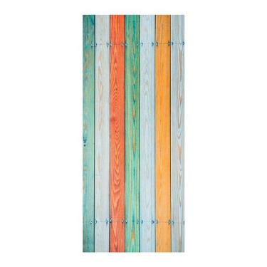 Imagem de Adesivo Decorativo de Porta - Ripas de Madeira - 2103cnpt - Allodi