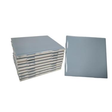 Imagem de Cachoeira Azul 10 cm Azulejo Cerâmico 10,8 cm Chuveiro Banheiro Cozinha Backsplash Cor Daltile 0169 4x4 Metrô Quadrado Caixa 10 Peças