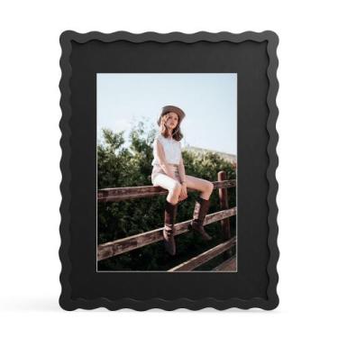 Imagem de Porta-retratos THKRLOF 11x14 cm com tapete para 8x10 cm preto