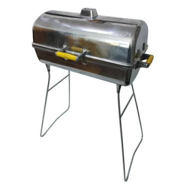 Imagem de Churrasqueira a Carvão Tipo Bafo em Alumínio DURAFORT modelo DIAMANTE 