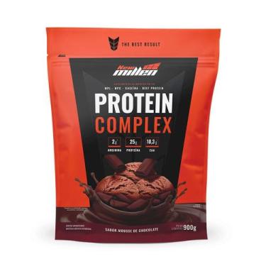 Imagem de New Millen Protein Complex Refil Sabor Mousse de Chocolate 900g