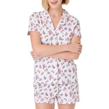 Imagem de Conjunto de pijamas Zelbuck, shorts femininos modernos de macaco de 2 