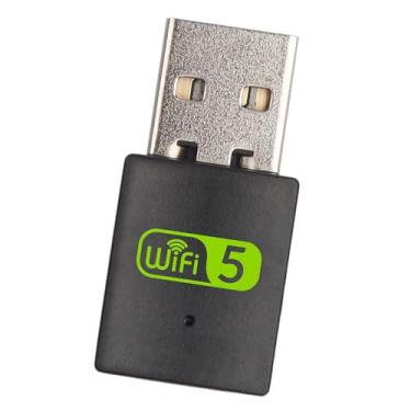Imagem de Zhjvihx Adaptador WiFi USB, Adaptador de Rede Sem Fio BT 5.0 600m para Computador