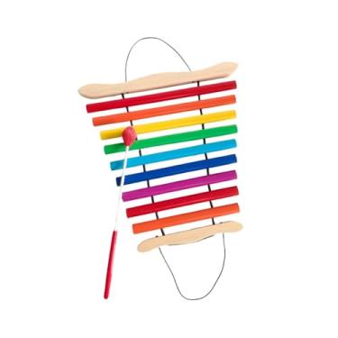 Imagem de YIJU Brinquedos educativos Glockenspiel de 9 notas Xilofone Habilidades motoras Brinquedos de bater Instrumento musical infantil para meninos e meninas