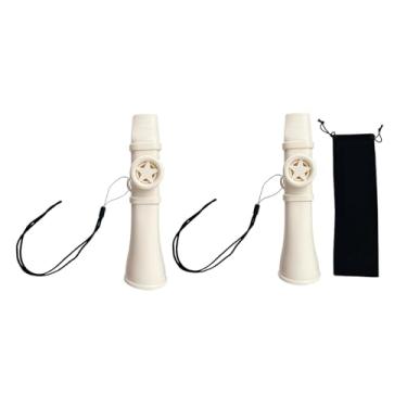 Imagem de JWQFBC Dois Kazoos para Uso em Festas, Presente, Portátil, Profissional, Violão Kazoo Leve para Crianças