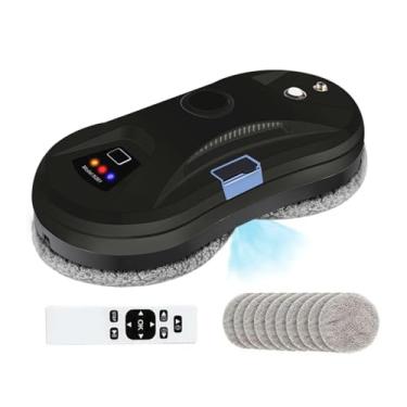 Imagem de YTK Robô limpador de janelas ultrassônico 5600PA para limpeza automática de vidro de água, limpador de robô inteligente, aspirador de pó de janela com janelas de controle/azulejos/porta de classe para