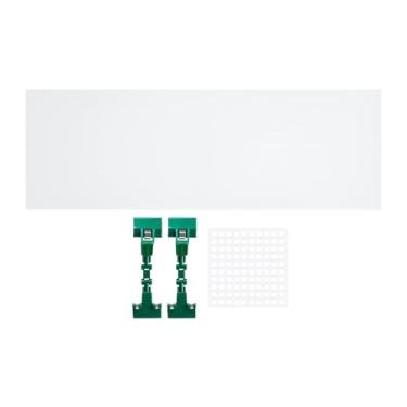 Imagem de Lilihuimaoyi Expositor de para Ferramentas de Cerâmica, Protetor Estável com 2 Clipes Mecânicos, ângulo Ajustável, Artesanato, Embriões, clipes verdes