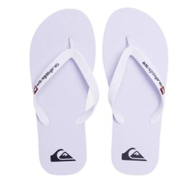Imagem de Chinelo Quiksilver Molokai Solid, 41/42, Branco