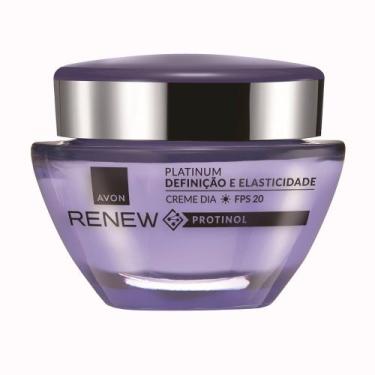 Imagem de Creme Facial Avon Renew Protinol FPS 20 Platinum Dia 50g