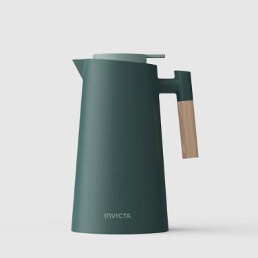 Imagem de Garrafa Térmica Cori com Gatilho 1L Verde Cedro Invicta, Único