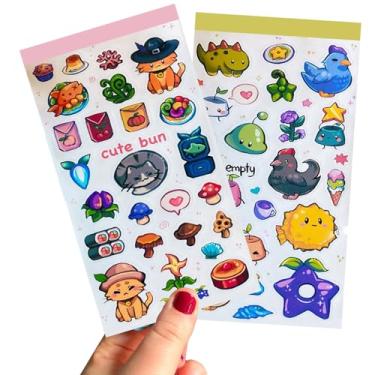 Imagem de Conjunto de adesivos Stardew à prova d'água Valley – 50 adesivos de vinil exclusivos para fãs, laptops e diários, adesivos de jogos, presente aconchegante Kawaii, presente para jogadores