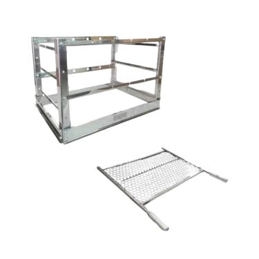 Imagem de Suporte de Bancada Churrasqueira + Moeda Inox Pantheon