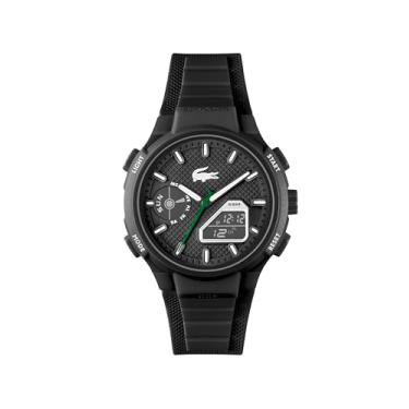 Imagem de Lacoste LC33 Relógio masculino de movimento analógico e digital, pulseira de silicone,...