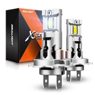 Imagem de SEALIGHT Lâmpadas H7 brilhantes com ventilador de resfriamento, branco diamante super brilhante, lâmpadas de neblina H7 instalação em 3 minutos, pacote com 2