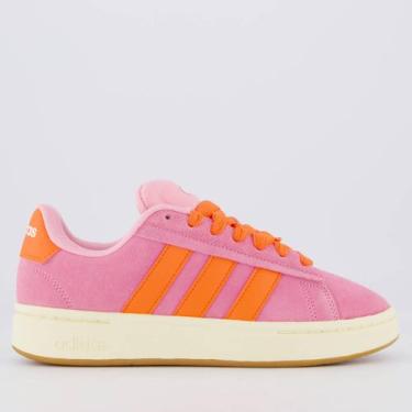 Imagem de Tênis Adidas Grand Court Alpha Rosa Feminino, 37