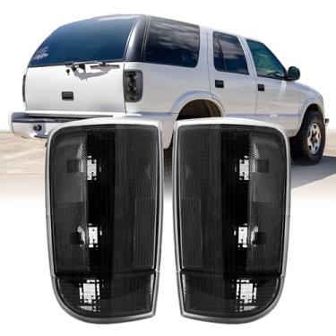 Imagem de Lanterna traseira USR 95-04 Blazer – Conjunto de lâmpadas traseiras de halogêneo traseiro (esquerda + direita) compatível com Chevrolet S-10 Blazer SUV/Chevy 1995-2004 todos os modelos/GMC Jimmy