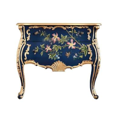 Imagem de URGDWEKJY Armário Buffet Retrô Pintado Despensa Armário Família Sala de Jantar Aparador de Madeira Sala de Estar Decorativo Sofá Aparador Aparador