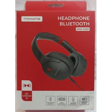 Imagem de HEADPHONE BLUETOOTH COM MICROFONE E CASE TOMATE MHS-4050 - Som de Alta