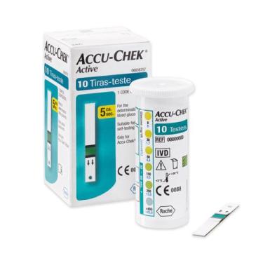 Imagem de Tiras AccuChek Active  caixa com 10 tiras  - Roche