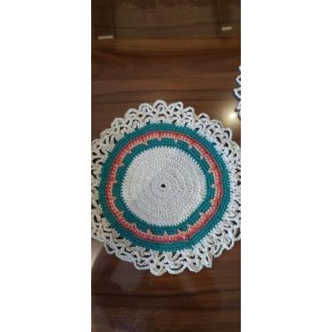 Imagem de Kit Jogo Americano/Sousplat Crochê, 8 Peças