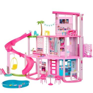 Imagem de Casa barbie festa na piscina dreamhouse pool party - mattel hmx10
