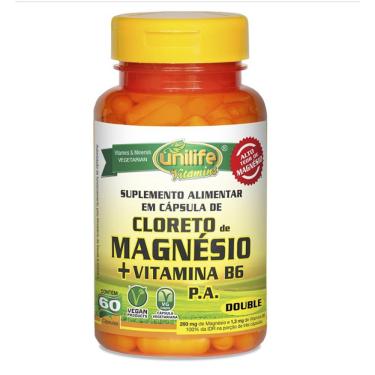 Imagem de Cloreto de Magnésio PA 800mg 60caps - Unilife