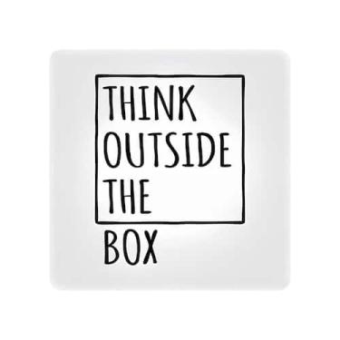 Imagem de Luminária Slim Box Pense Fora da Caixa Luz Indireta Presente USB - Dec