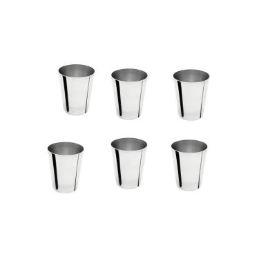 Imagem de Kit Copo para Suco de Alumínio Reforçado Continental 06 Unid