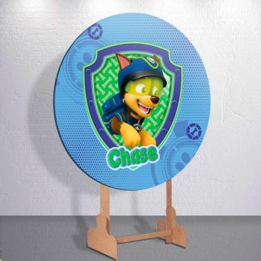 Imagem de Capa p/ Painel Festa Decoração Infantil Patrulha Dog Salvadoral Redond