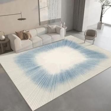 Imagem de Tapete minimalista para sala de estar, sofá, mesa de centro, tapete de cabeceira para quarto (180 x 200 cm (70 x 78 pol.) / hxx-250822001550)