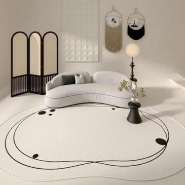 Imagem de Tapete para sala de estar, decoração de casa, tapete de luxo, tamanho grande, antiderrapante, para quarto, área grande (200x200 cm/MX1092-QD)