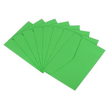 Imagem de Mini envelopes, pacote com 24 mini cartões de presente para cartões de visita pequenos cartões de saudação de casamento, verde